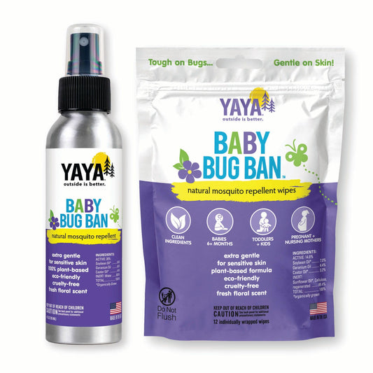 YAYA ORGANICS Baby Bug Ban spray mist for gentle bug protection