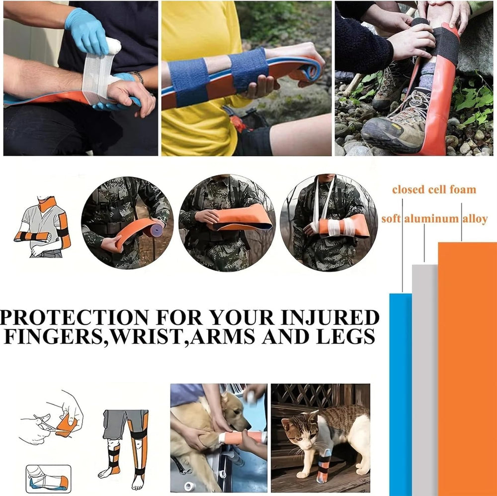 Thermal blanket helps retain body warmth during exposure or shock.