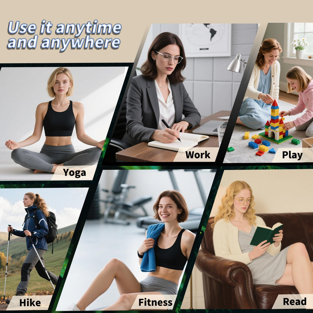 YDFAC Lymphatic Massager on arms for toning feel and relaxation.