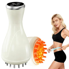 YDFAC Lymphatic Massager on belly for improved circulation and smoother skin.