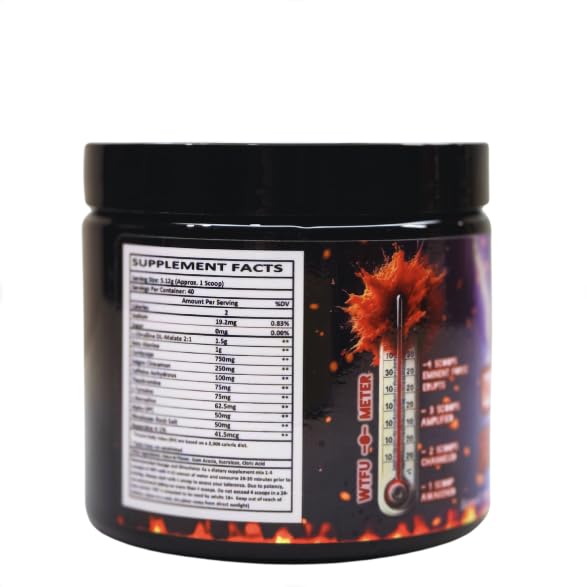 Yep Strength Wake The Faith Up ingredients label highlighting premium components for training support.