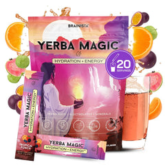 Yerba Magic Tropical Punch stick pack for on-the-go energy and hydration.
