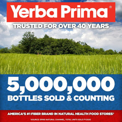 Yerba Prima Psyllium product badge for gluten-free and vegan options