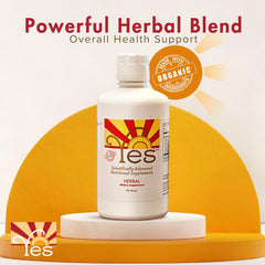 Yes Herbal Immunity label close-up highlights natural botanicals used.