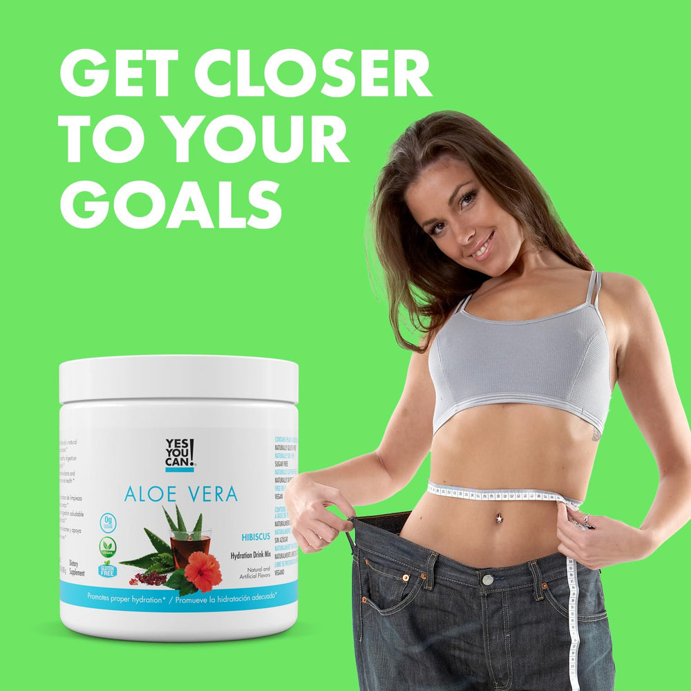 Yes You Can Aloe Vera powder close-up reveals natural organic extract texture