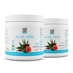 Yes You Can Aloe Vera Drink Mix bottle shows a hydration-boosting option