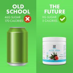 Yes You Can! Drink Mix dissolving in cold water for quick refreshment.