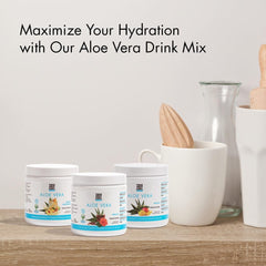 Yes You Can! Aloe Vera powder stirred into water delivers smooth flavor.