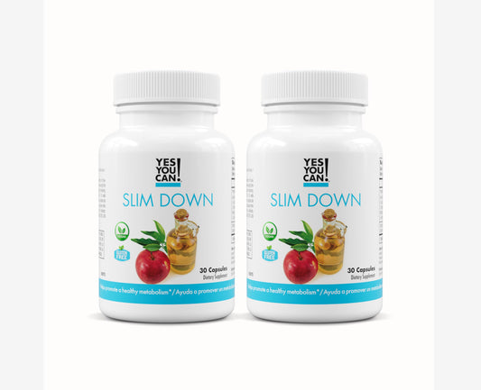 Yes You Can Slim Down bottle front view, two-month supply for daily use