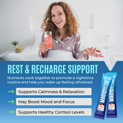 Yesnap MAGICRELAX packaging emphasizes no sugar and non-GMO ingredients.