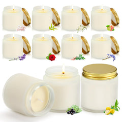 Yexiya lavender mini mason jar candle for calming ambiance