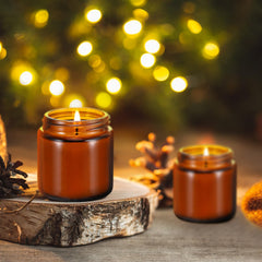 Yexiya grapefruit mini mason jar candle for bright mood
