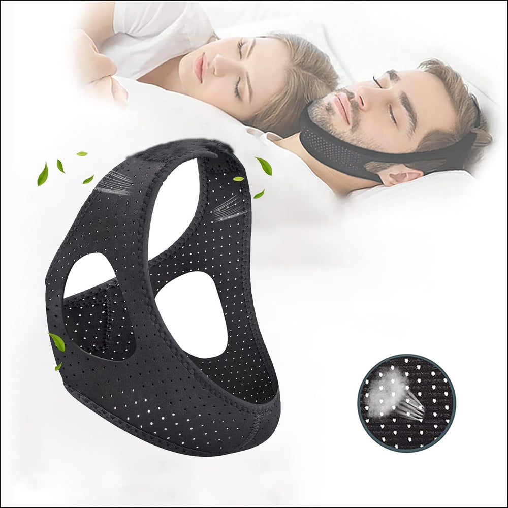 YeyHaiza chin strap breathable material helps you stay cool while sleeping.