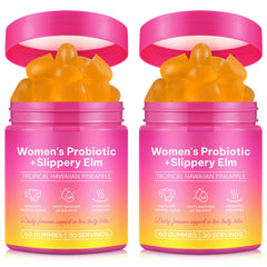 YHFGTTIO Vaginal Probiotics Gummies bottle showing packaging for convenient daily balance.