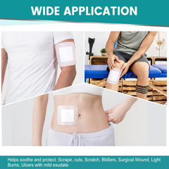 YHOVID dressing high absorption helps manage exudate.