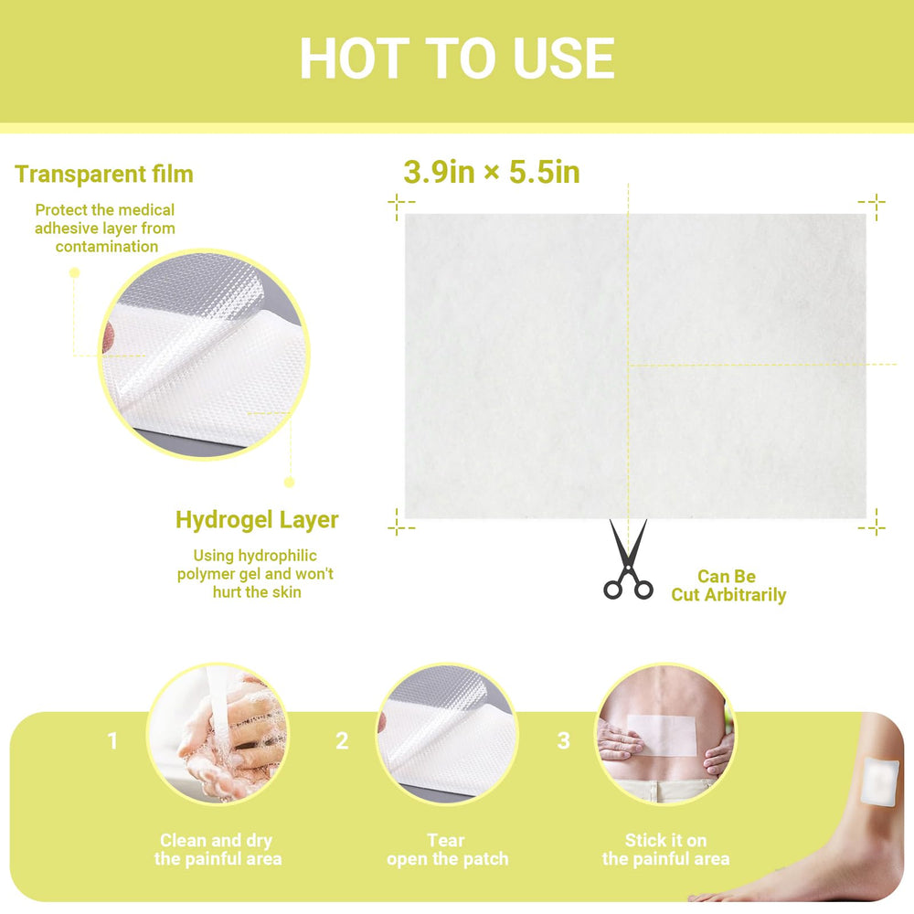 Yimimde lidocaine-menthol patch stays comfortable and mess-free during movement