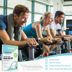 Yimimde maximum-strength patch shown for potent, non-prescription pain relief.