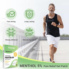 yimimde menthol patch strong adhesive ensures secure placement