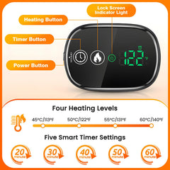 Yincook cordless-battery enables portable warmth without outlets