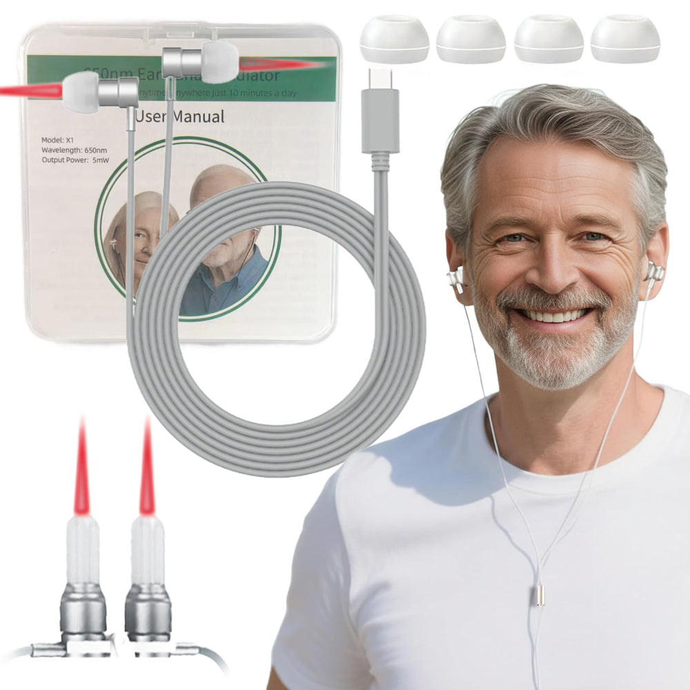 YINGPM red-light therapy ears device for daily relaxation and soothe discomfort