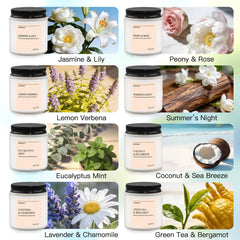 YINUO LIGHT Jasmine-Lily candle, airy floral notes for relaxing evenings.