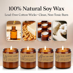 YINUO LIGHT natural soy wax burn demonstrates clean, non-toxic flames for daily use.