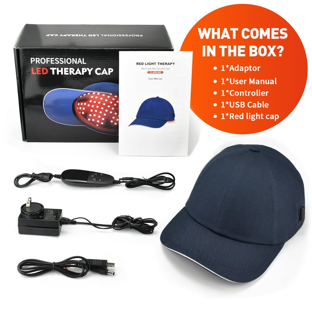 YIPFREE Red Light Cap lightweight design for easy all-day wear