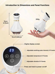 Yisibo Compact Cordless Massager shown for home, office, or travel use