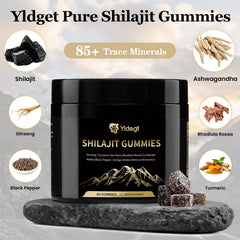 Close-up of Yldegt gummies showing chewy texture and natural sweetness
