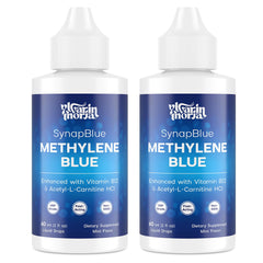 YLVARIN THORIA Methylene Blue Drops bottle in amber glass for stable storage and purity