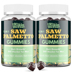 YLVARIN THORIA Saw Palmetto Gummies bottle for easy daily wellness ritual.