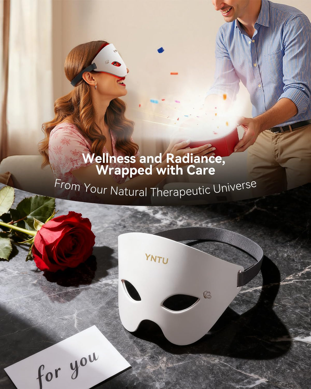 YNTU gift-ready packaging highlighting premium wellness gift.