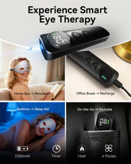YNTU in-use mask worn during a relaxing routine.