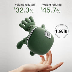 YNVHKFN portable and compact massager fits in a bag