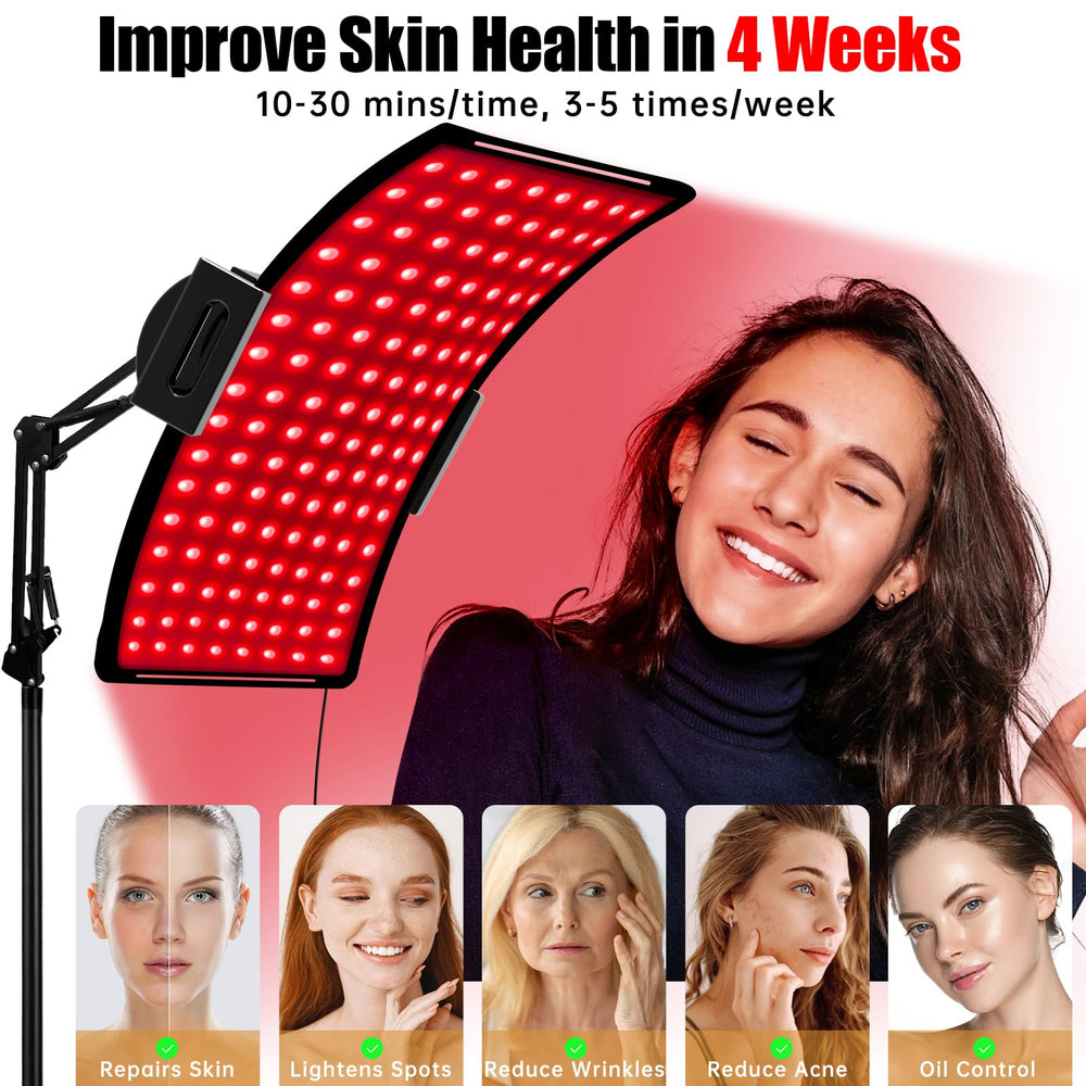 YOEYOU 10-in-1 therapy lamp showing full-body coverage.