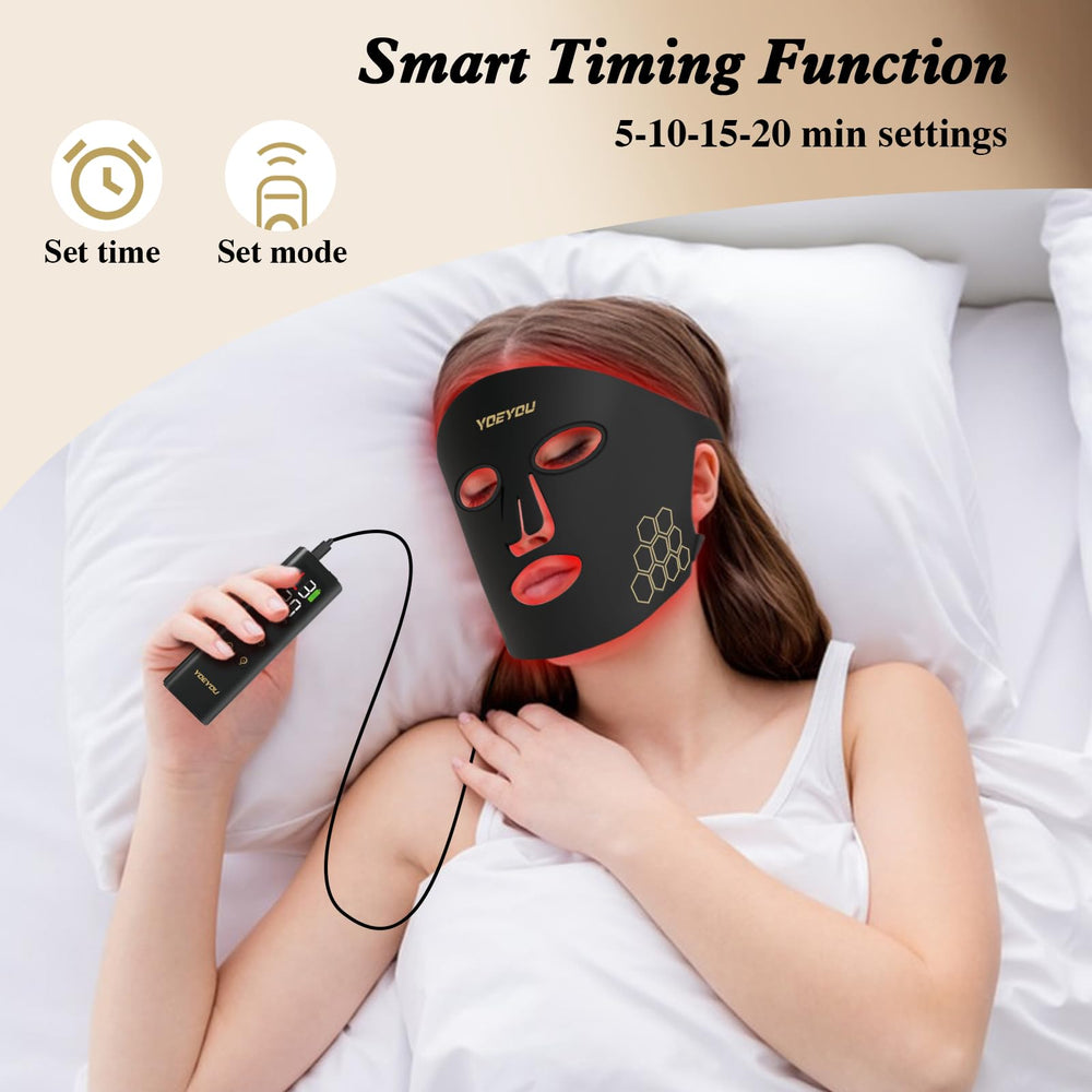 YOEYOU adjustable strap ensures comfortable fit on various face shapes.