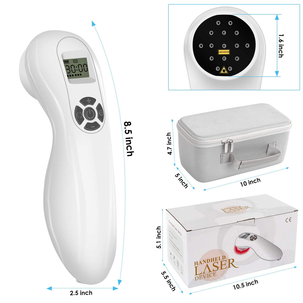 Yofalo LCD display shows mode, time, and battery for easy use.