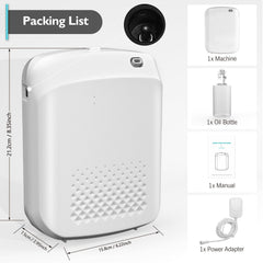 Yofuly cold air diffusion, micro-particle aroma with 360-degree reach.