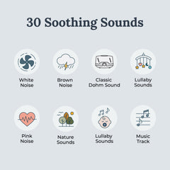 Yogasleep Duet enables Bluetooth streaming from your phone for sleep sounds.