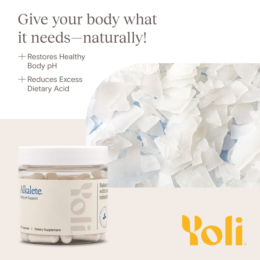 Yoli Alkalete bottle in kitchen scene for convenient daily use