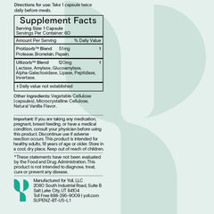 Yoli Enzyme capsules provide convenient daily digestion support.