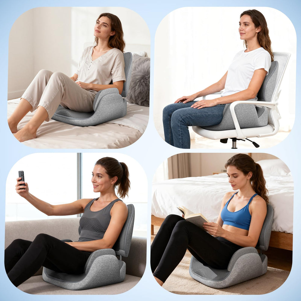 Yolid foldable massage chair compact for easy transport and storage.