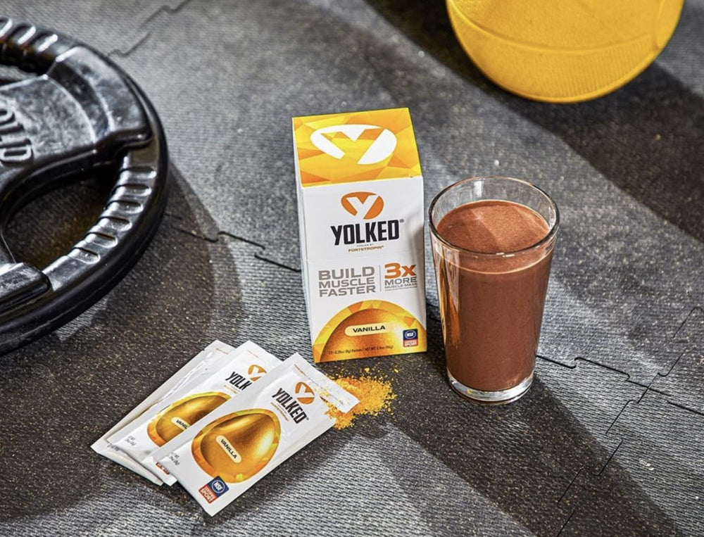 YOLKED Fortetropin 30-day supply pack for daily workouts