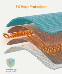 YONJION heating pad featuring auto shut-off for safety.