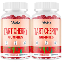 Yonrave Tart Cherry Gummies bottle for daily uric acid support and overall wellness.