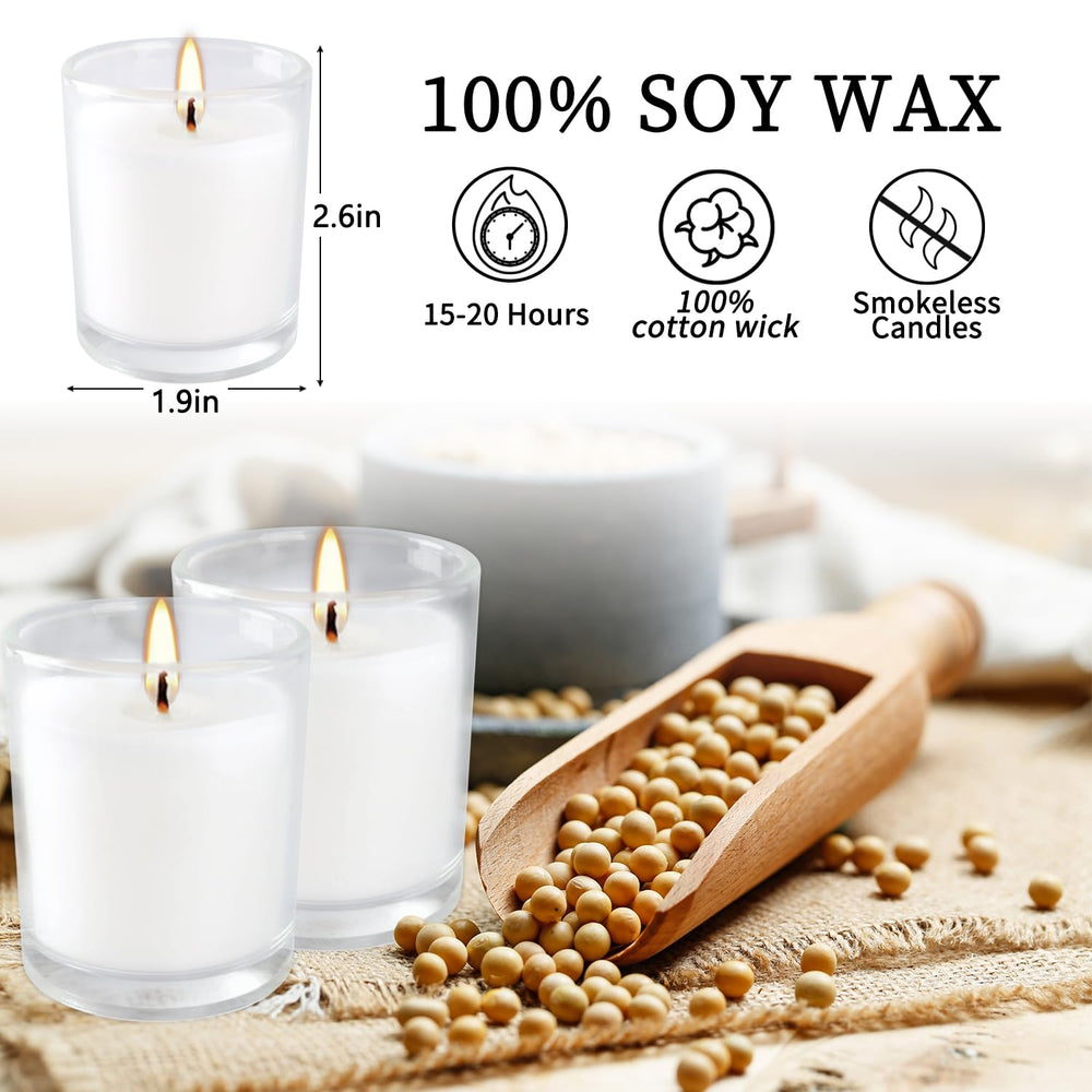 YOROXRG premium wax votives deliver consistent performance and a refined look