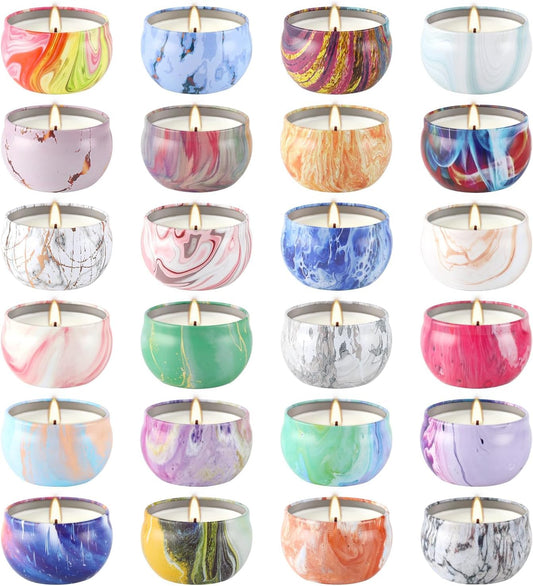 YOROXRG 24-fragrance collection in travel tins for versatile home scent