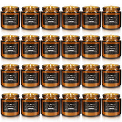 YOROXRG 24pc scented candles kit with assorted fragrances for versatile home ambience.
