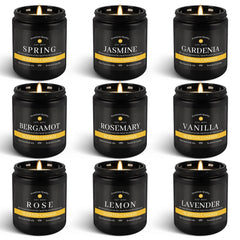 YOROXRG 9Pack Candles mint aroma enhances fresh ambiance for daily relaxation.