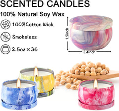 YOROXRG long burn time up to 320 hours across 24 candles